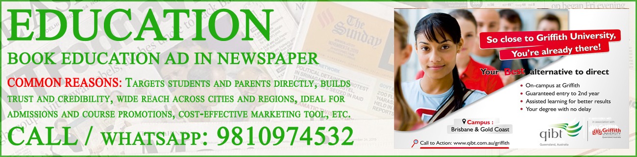 Book Education Ad in Newspaper